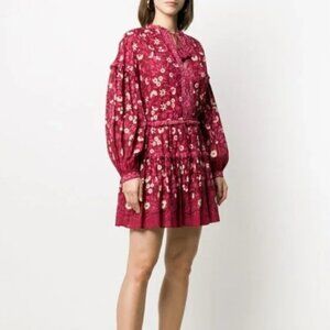 Ulla Johnson Marigold Long Sleeve Floral Dress Size 4
